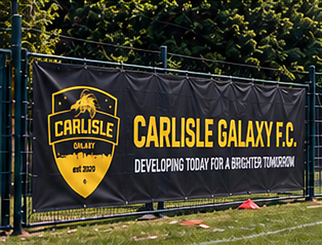 Carlisle Galaxy pitch banner