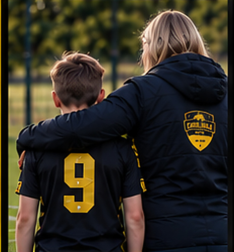 Parent supporting a Carlisle Galaxy player