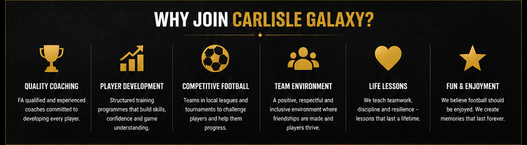 Why join Carlisle Galaxy